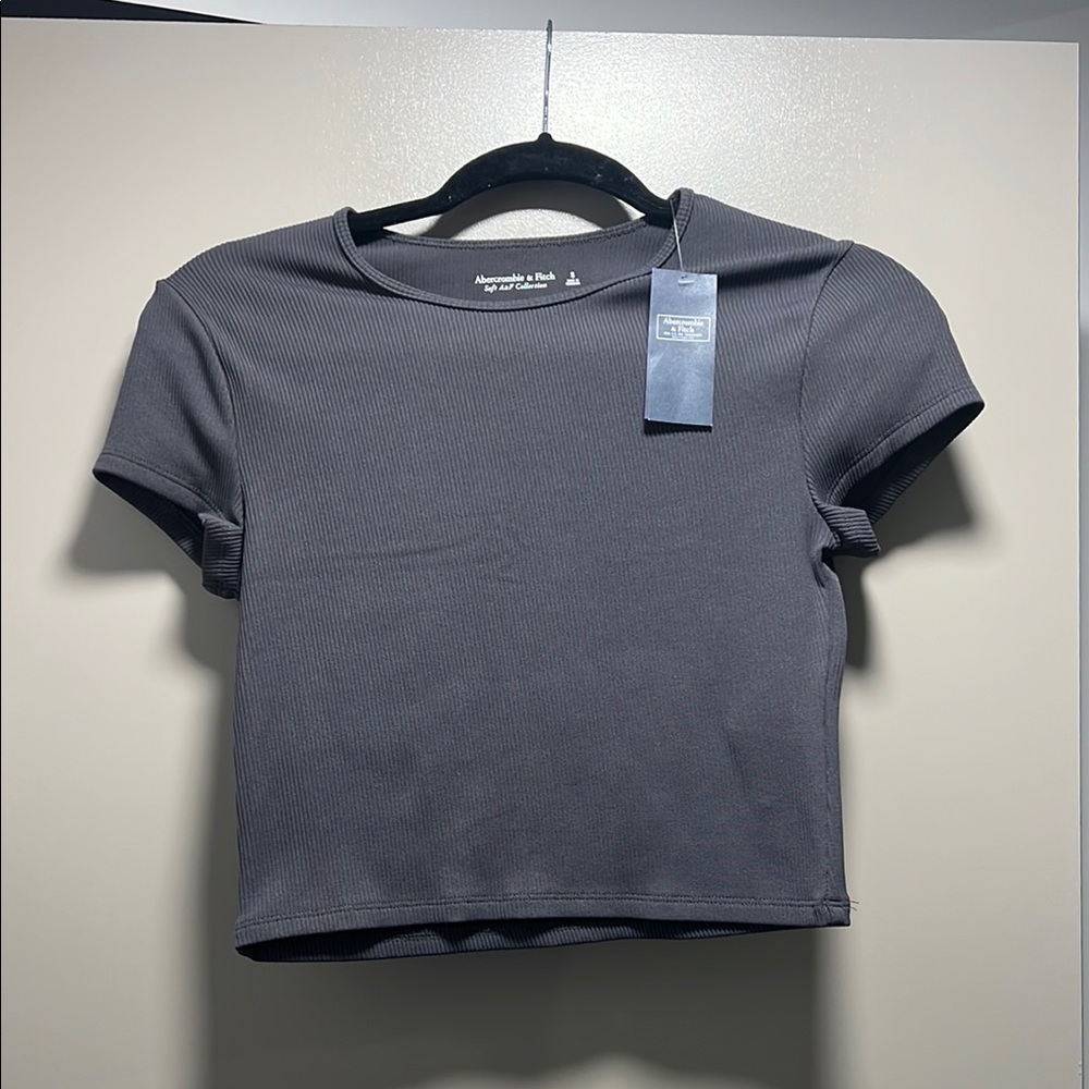 A&F Gray Women's Crop Top